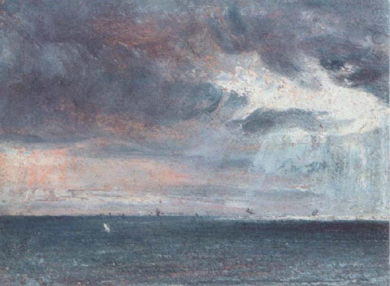 A storm off the coast of Brighton, John Constable